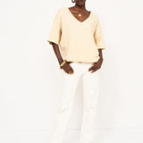 Jamie Haller - The V Tee in Butter