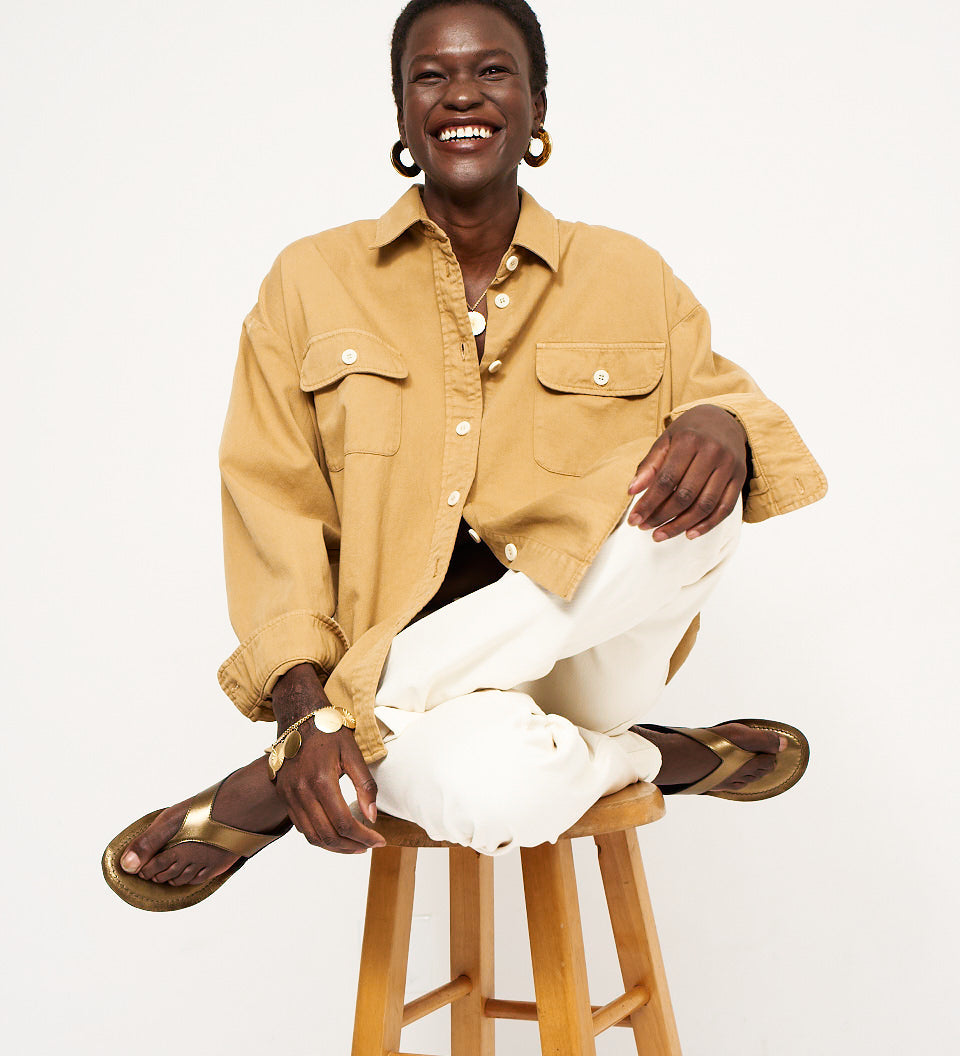 Jamie Haller - The Big Shirt in Tan
