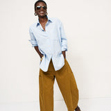 Jamie Haller - The Essential Shirt in Baby Blue Stripe