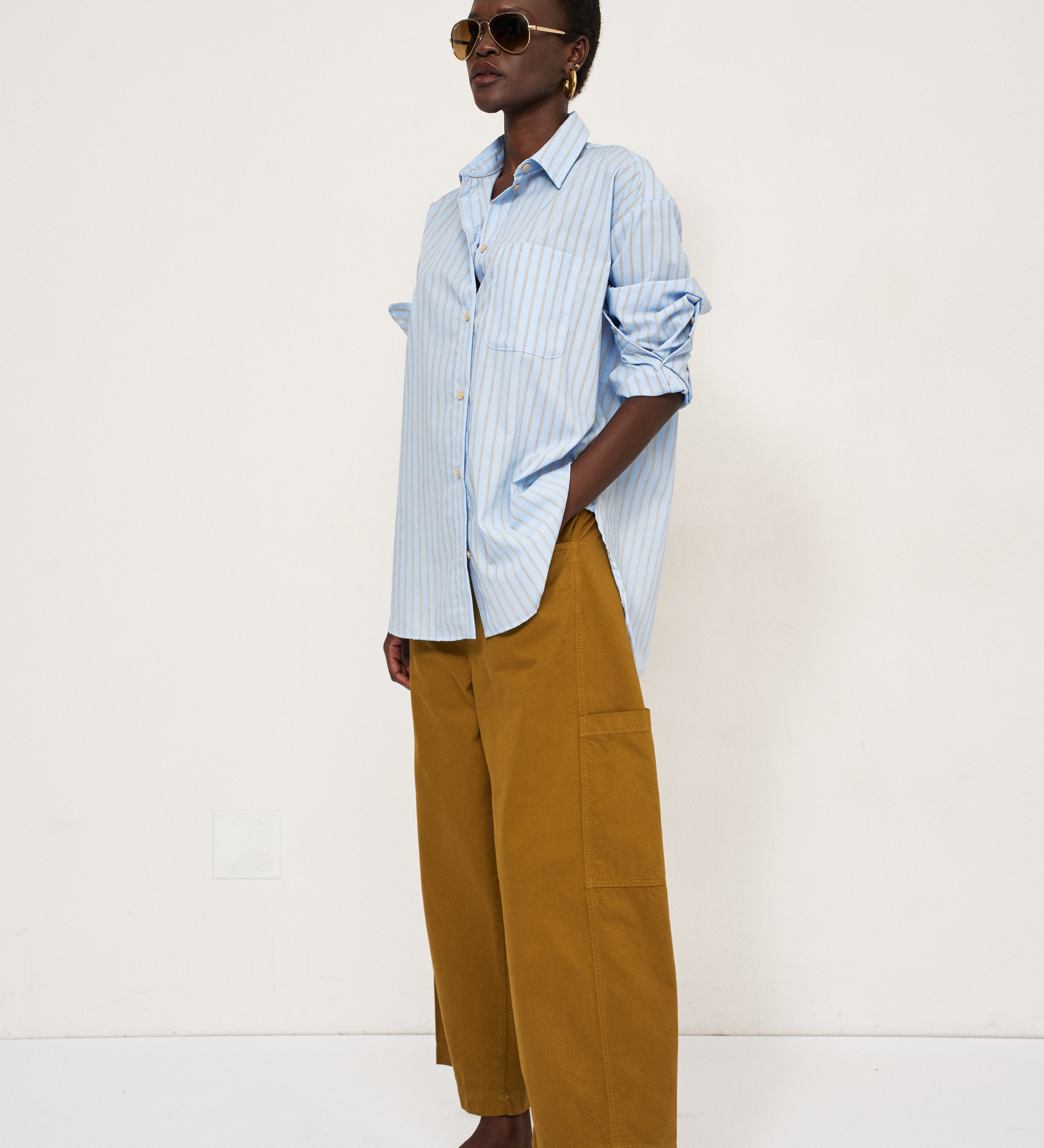 Jamie Haller - The Baggy Painter Crop in Avo