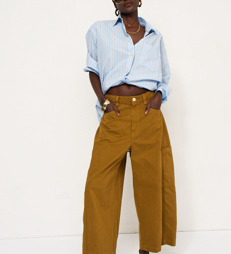 Jamie Haller - The Baggy Painter Crop in Avo