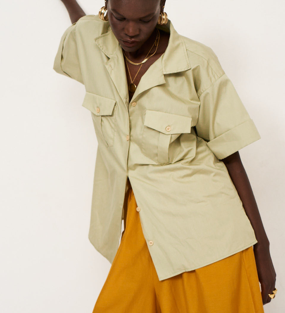 Jamie Haller - The Safari Shirt in Pistachio