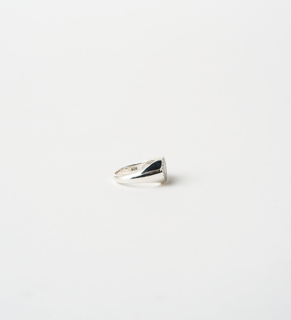 Jamie Haller - The Chaos Sunburst Oval Signet in Sterling Silver