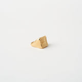 Jamie Haller - The Chaos Sunburst Square Signet in Gold