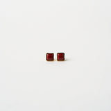 Jamie Haller - The Cufflink Stud Earring - Small in Red Jasper