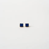 Jamie Haller - The Cufflink Stud Earring - Small in Blue Aventurine