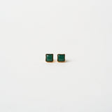 Jamie Haller - The Cufflink Stud Earring - Small in Dark Aventurine
