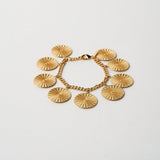 Jamie Haller - The Chaos Sunburst Charm Bracelet in Gold