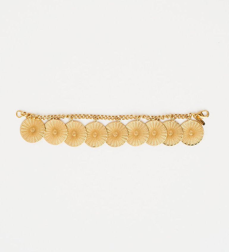Jamie Haller - The Chaos Sunburst Charm Bracelet in Gold