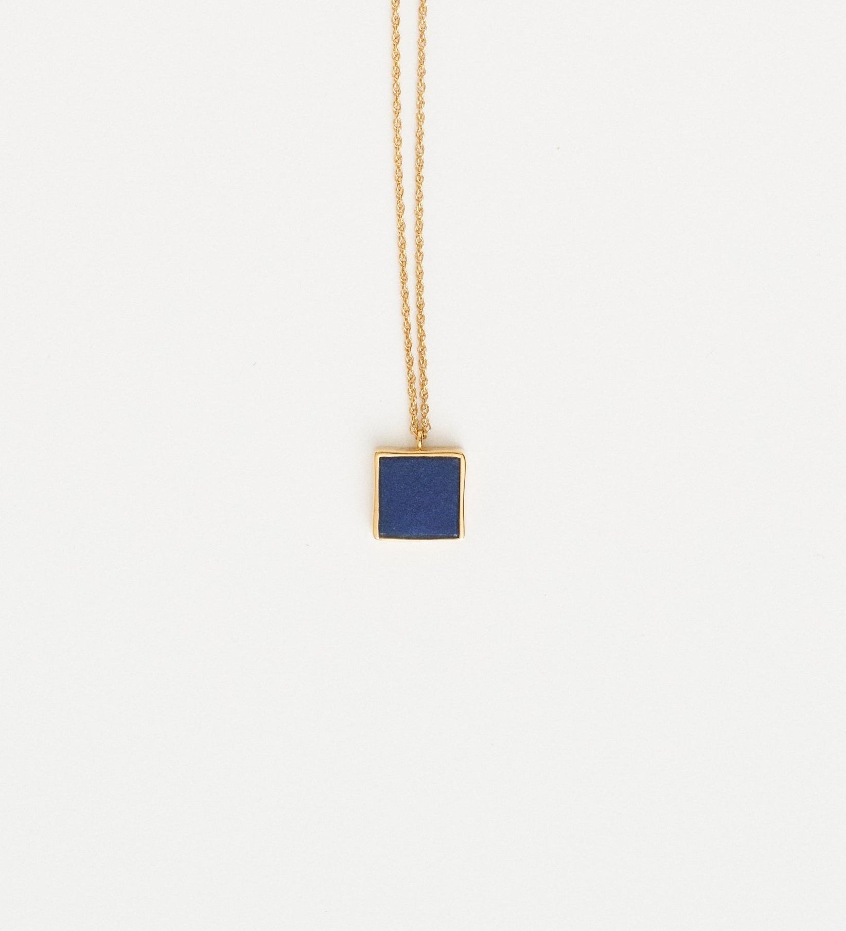 Jamie Haller - The Hilma Pendant Necklace in Blue Aventurine