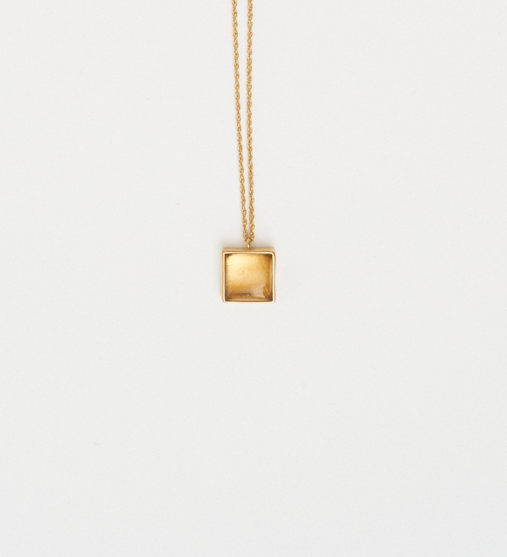 Jamie Haller - The Gemma Pendant Necklace in Yellow Citrine