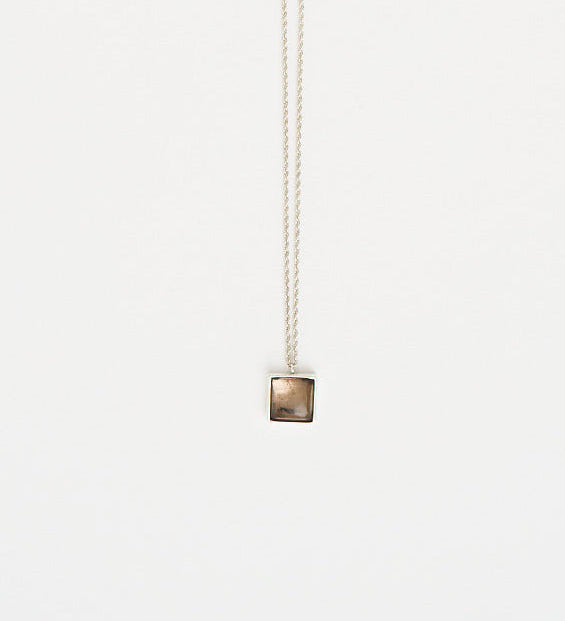Jamie Haller - The Gemma Pendant Necklace in Smoky Quartz
