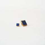 Jamie Haller - The Cufflink Stud Earring - Small in Blue Aventurine