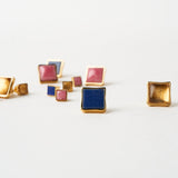 Jamie Haller - The Cufflink Stud Earring - Large In Blue Aventurine