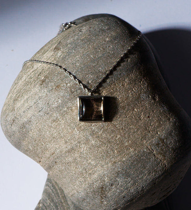 Jamie Haller - The Gemma Pendant Necklace in Smoky Quartz