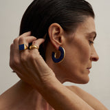 Jamie Haller - The Stone Hoop in Blue Aventurine