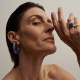 Jamie Haller - The Stone Hoop in Blue Aventurine