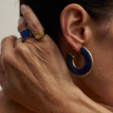 Jamie Haller - The Stone Hoop in Blue Aventurine