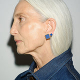 Jamie Haller - The Cufflink Stud Earring - Large In Blue Aventurine