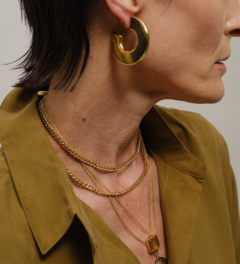 Jamie Haller - The Stone Hoop in Tiger's Eye