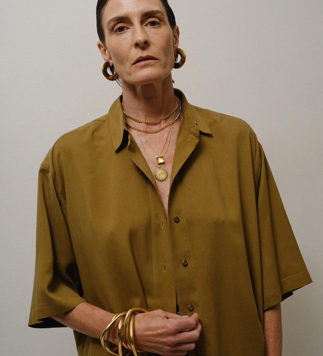 Jamie Haller - The Elbow Essential Shirt in Avo