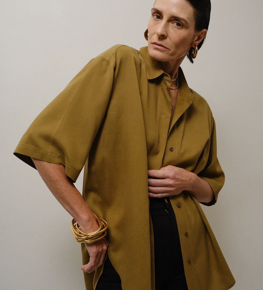 Jamie Haller - The Elbow Essential Shirt in Avo