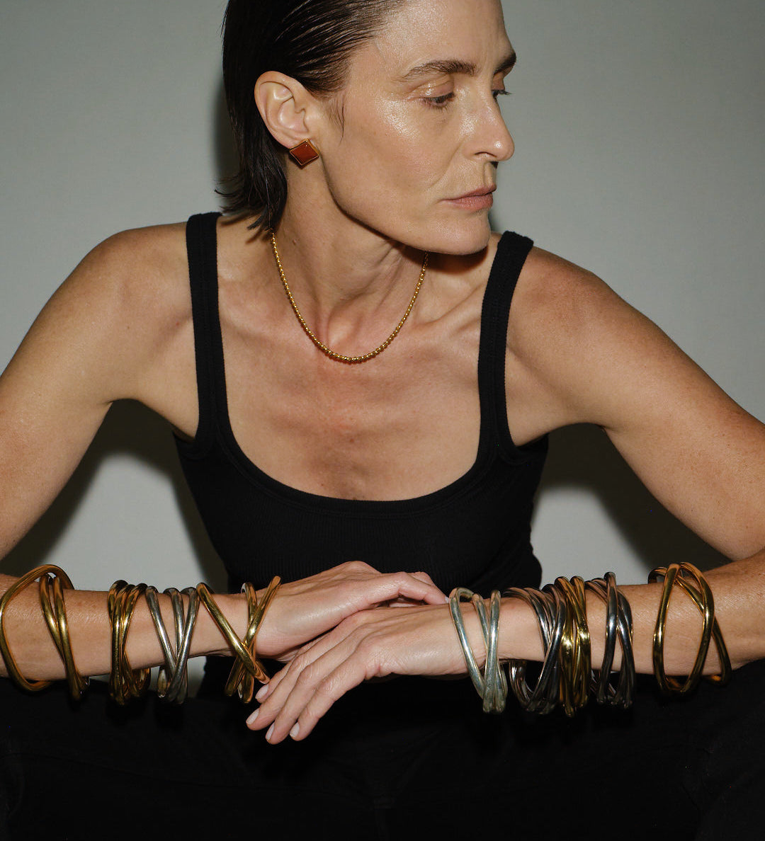 Jamie Haller - The Interlocking Bangle in Sterling Silver