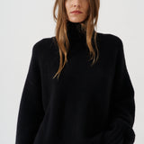 Jamie Haller - The Balloon Sleeve Sweater in Black