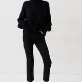 Jamie Haller - The Balloon Sleeve Sweater in Black