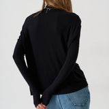 Jamie Haller - The Draped Turtleneck in Black