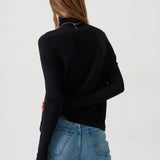 Jamie Haller - The Draped Turtleneck in Black