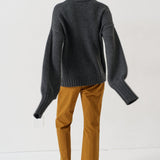 Jamie Haller - The Balloon Sleeve Sweater in Flannel