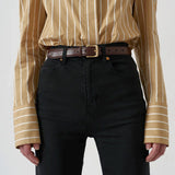 Jamie Haller - The Crease Jean in Washed Black