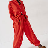 Jamie Haller - The Silk Balloon Pant in Tomato