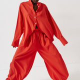 Jamie Haller - The Silk Balloon Pant in Tomato