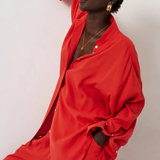 Jamie Haller - The Big Artistic Shirt in Tomato