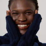 Jamie Haller - The Balloon Sleeve Sweater in Navy