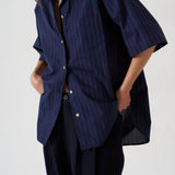 Jamie Haller - The Elbow Essential Shirt in Blue Red