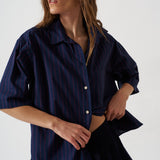 Jamie Haller - The Elbow Essential Shirt in Blue Red