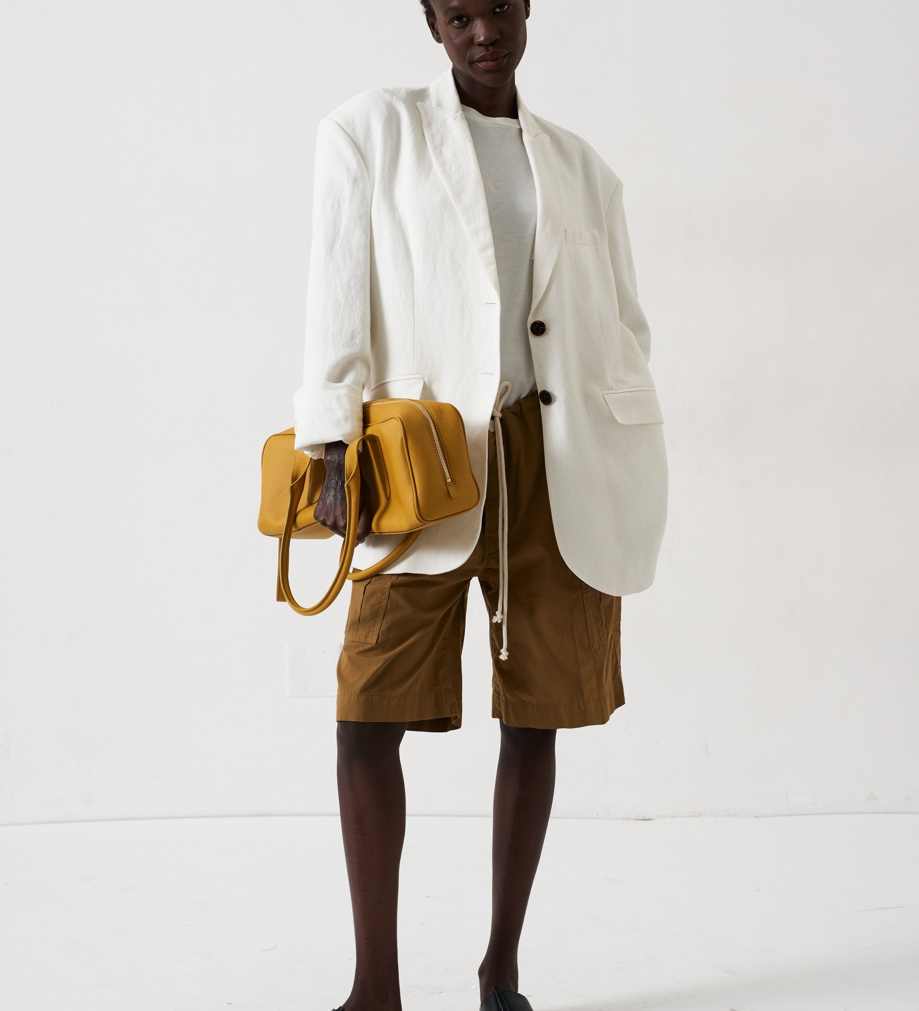 Jamie Haller - The Rope Tie Cargo Short in Camel