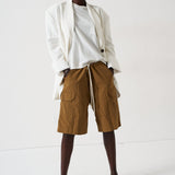 Jamie Haller - The Rope Tie Cargo Short in Camel