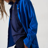 Jamie Haller - The Logo Weekend Shirt in Royal Blue