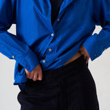 Jamie Haller - The Logo Weekend Shirt in Royal Blue