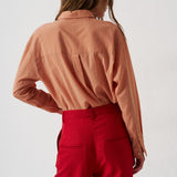 Jamie Haller - The Cotton Essential Shirt in Dusty Peach