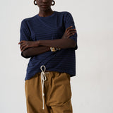 Jamie Haller - The Boxy Tee in Blue Stripe