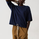 Jamie Haller - The Boxy Tee in Blue Stripe