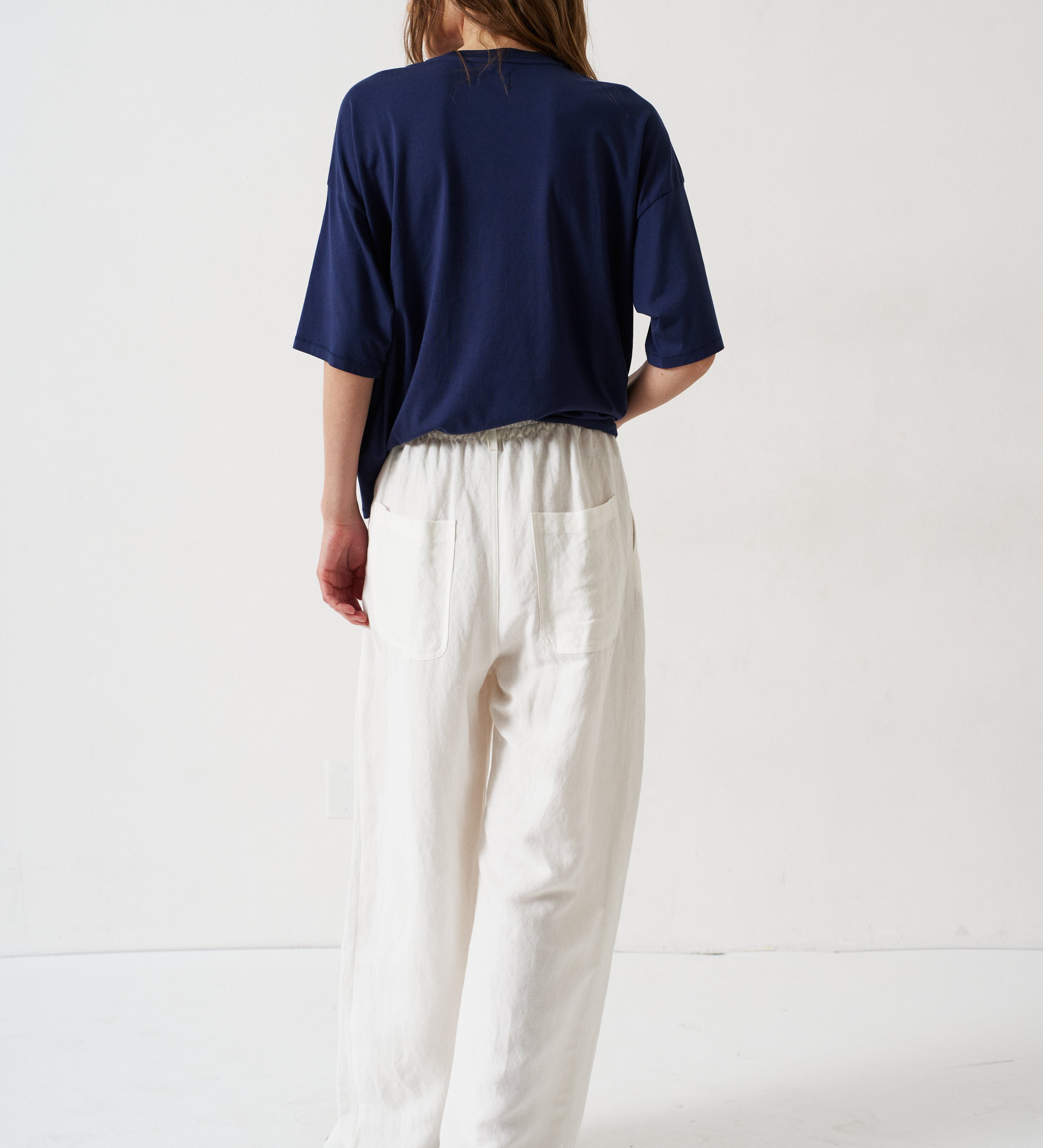 Jamie Haller - The Tapered Trouser in White