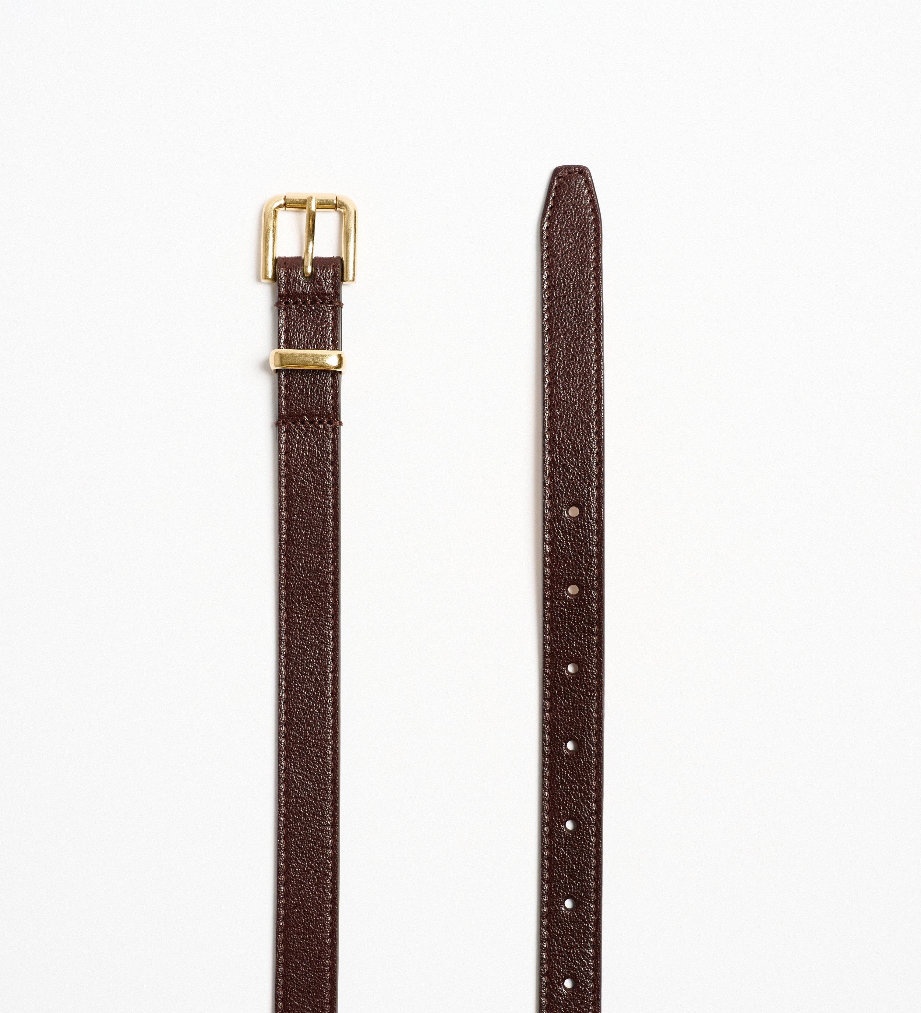 Jamie Haller - The Slim Bar Belt in Oxblood
