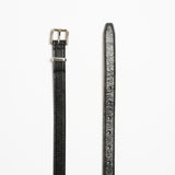 Jamie Haller - The Slim Bar Belt in Black