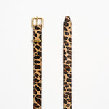 Jamie Haller - The Slim Bar Belt in Leopard